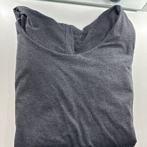 Pact Charcoal V-Neck Tee